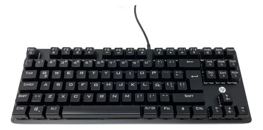 Teclado Gamer Mecánico HP GK200 RGB - Español Latino