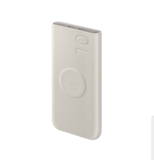 Cargador Portátil Inalámbrico Samsung 10.000 mAh 25W USB-C - Beige