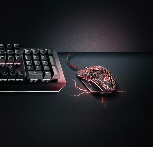 Mouse Gamer Trust GXT 105 Izza 2400 DPI - Negro