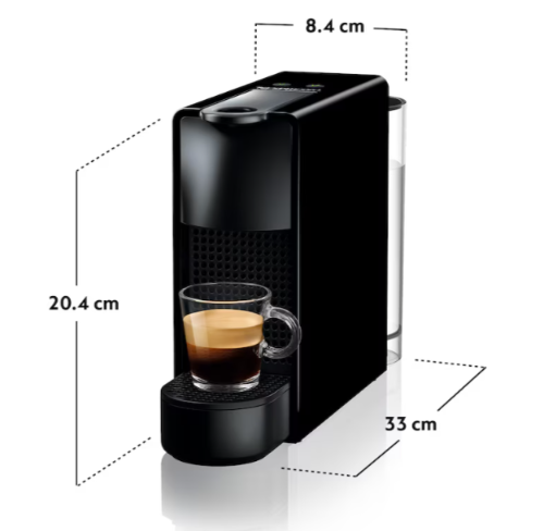 Cafetera Nespresso Essenza Mini Negra