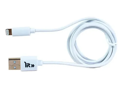 Cable Lightning MFi para iPhone Lit 1 m - Blanco