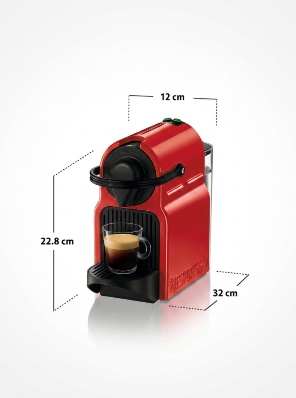 Cafetera Nespresso Inissia Roja