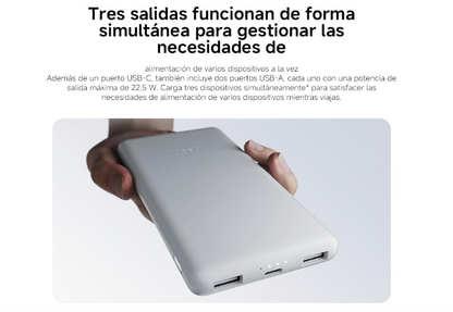 Power Bank Xiaomi 10.000 mAh 22.5W Lite - Gris