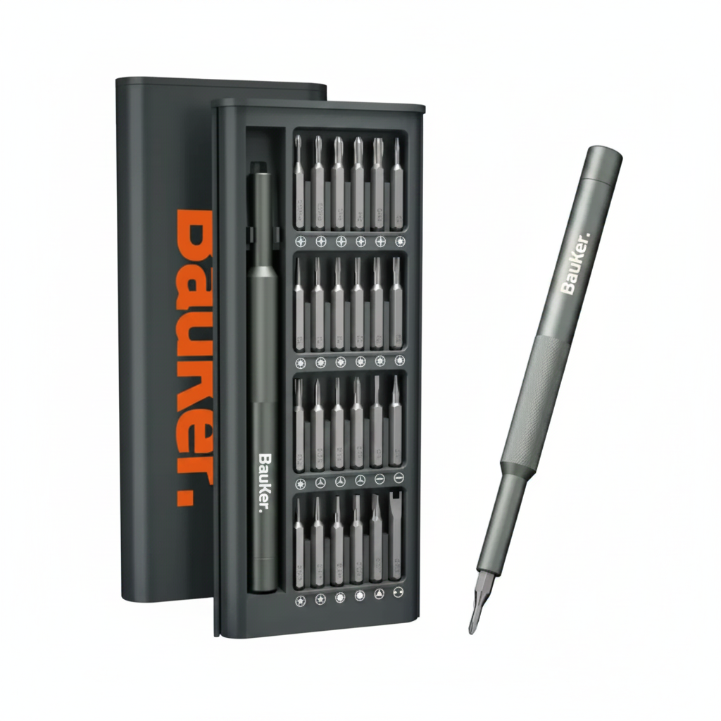 Set de Destornilladores de Precisión Bauker 25 en 1