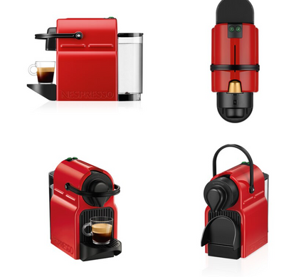 Cafetera Nespresso Inissia Roja