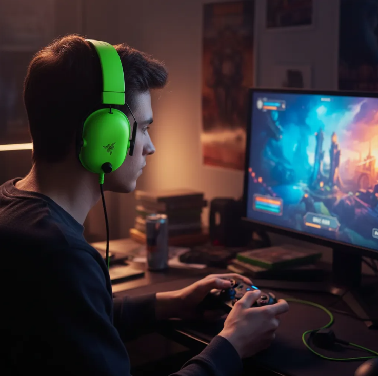 Audífonos Gamer Razer BlackShark V2 X 7.1 - Verde