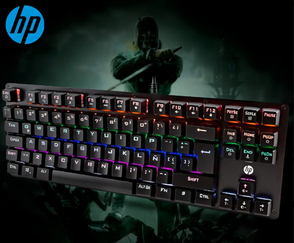 Teclado Gamer Mecánico HP GK200 RGB - Español Latino