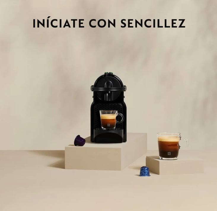 Cafetera Nespresso Inissia - Negro