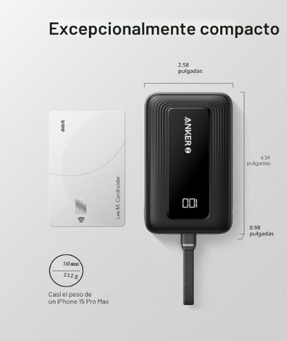 Power Bank Anker 10.000 mAh 12W - Negro