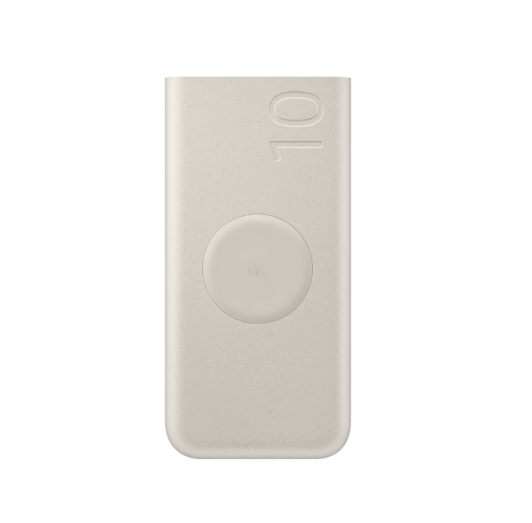 Cargador Portátil Inalámbrico Samsung 10.000 mAh 25W USB-C - Beige
