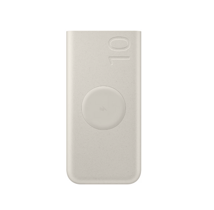 Cargador Portátil Inalámbrico Samsung 10.000 mAh 25W USB-C - Beige