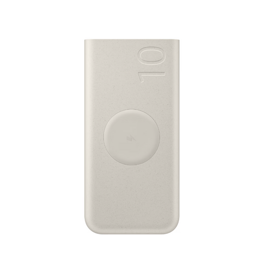 Cargador Portátil Inalámbrico Samsung 10.000 mAh 25W USB-C - Beige