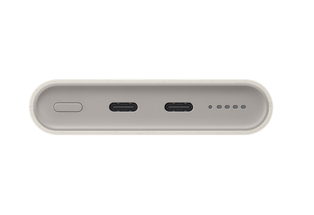 Cargador Portátil Inalámbrico Samsung 10.000 mAh 25W USB-C - Beige