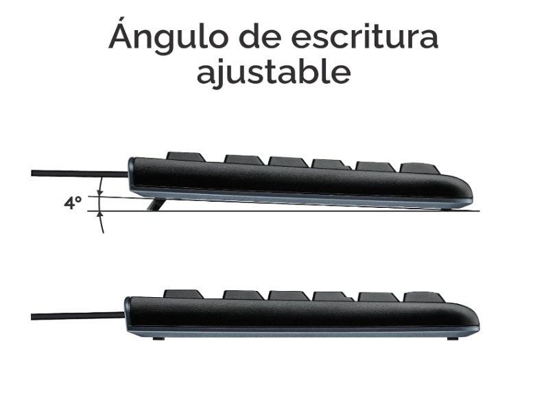 Kit de Teclado y Mouse Logitech MK120 - Negro