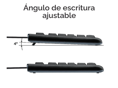 Kit de Teclado y Mouse Logitech MK120 - Negro