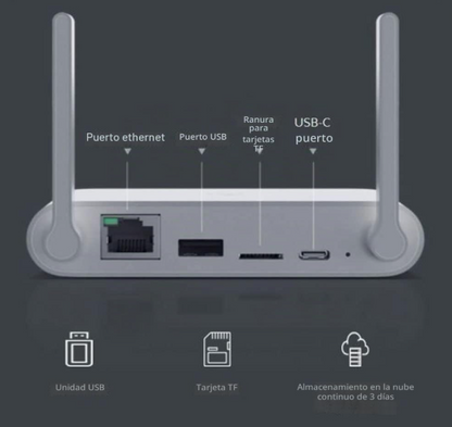 Cámara de Seguridad Exterior Xiaomi 1080p Set - Blanco