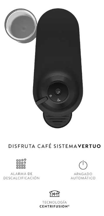 Cafetera Nespresso Vertuo Pop ENV90 - Negro