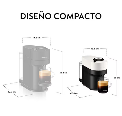 Cafetera Nespresso Vertuo Pop ENV90 - Blanco