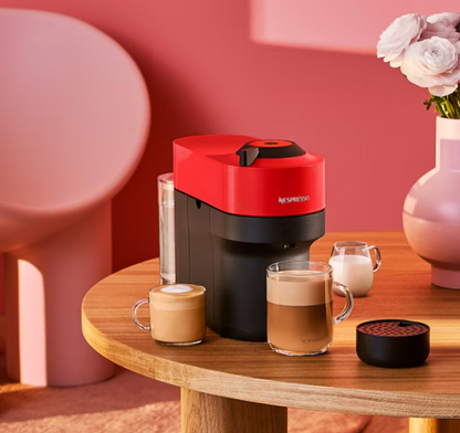 Cafetera Nespresso Vertuo Pop ENV90 - Rojo