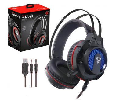 Audífonos Gamer Fantech Visage II HG17S RGB - Negro