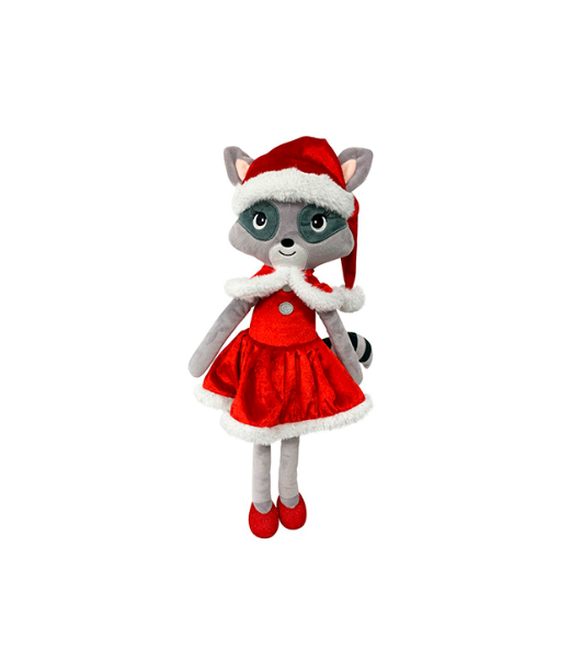 Peluche Antonia la Mapache Bosque Encantado - Navidad