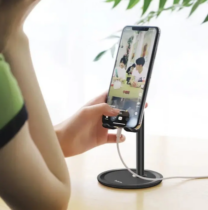 Soporte de Escritorio Hoco PH15 para Celular y Tablet - Negro