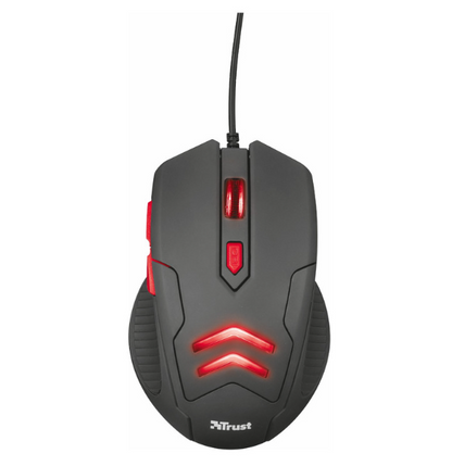 Combo Gaming Trust Ziva - Mouse Óptico y Mousepad
