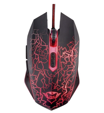 Mouse Gamer Trust GXT 105 Izza 2400 DPI - Negro