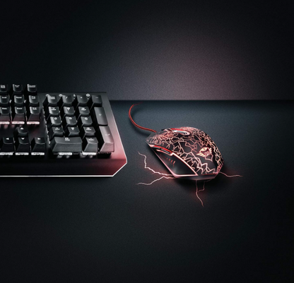 Mouse Gamer Trust GXT 105 Izza 2400 DPI - Negro