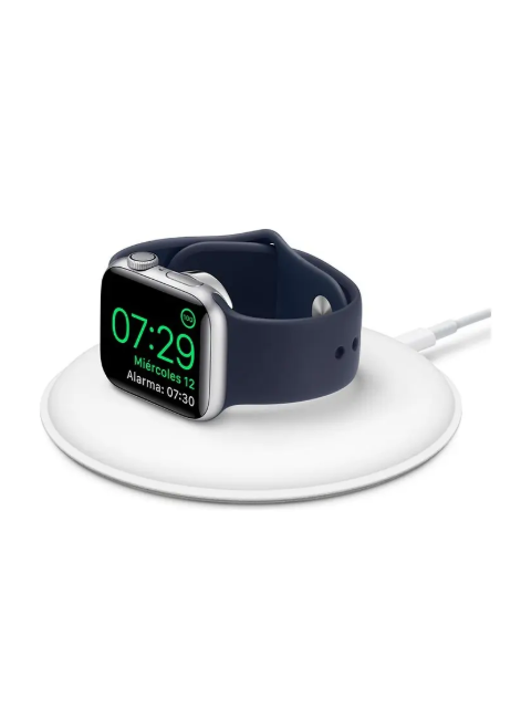 Cargador Magnético USB-A Compatible con Apple Watch - Blanco