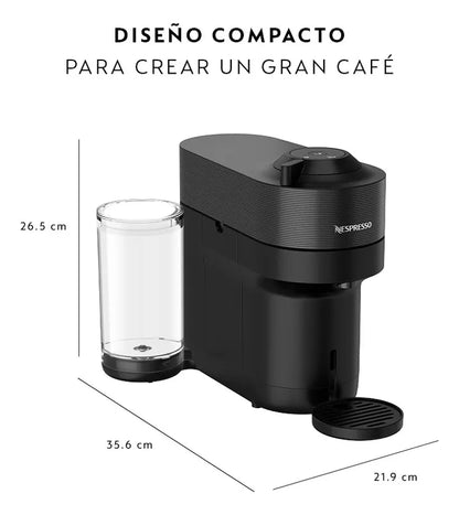 Cafetera Nespresso Vertuo Pop Automática – Cápsulas – Negro