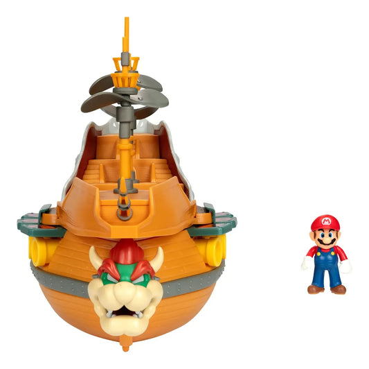 Set Figura Nintendo Super Mario Bros – Aeronave Deluxe Bowser