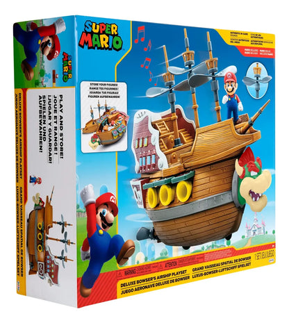 Set Figura Nintendo Super Mario Bros – Aeronave Deluxe Bowser