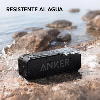 Parlante Bluetooth Soundcore 6W Estéreo Con Subwoofer IPX5 24hrs Negro