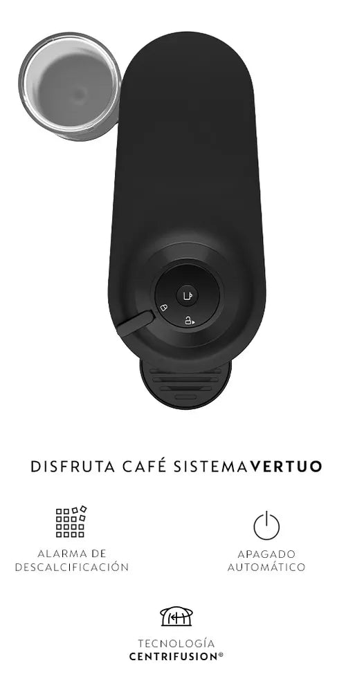 Cafetera Nespresso Vertuo Pop Automática – Cápsulas – Negro
