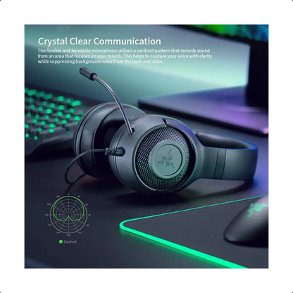 Auriculares Gamer Razer Kraken X Lite Black Color Negro
