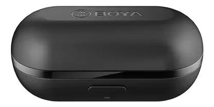Audífonos Inalámbricos Boya BY-AP1 con Estuche de Carga - Negro