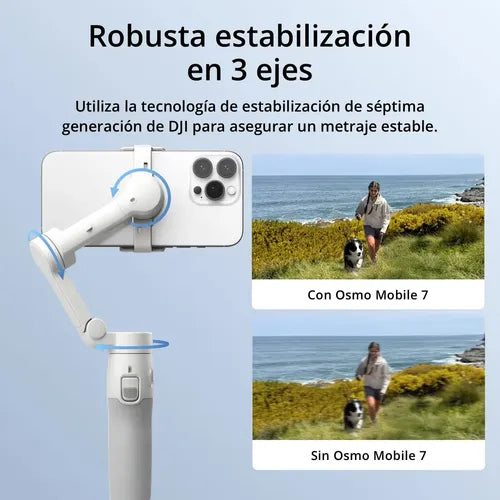Estabilizador DJI Osmo Mobile 7 para Smartphone - Gris
