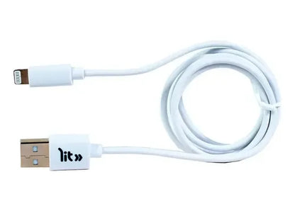 Cable Lightning MFi para iPhone Lit 1 m - Blanco