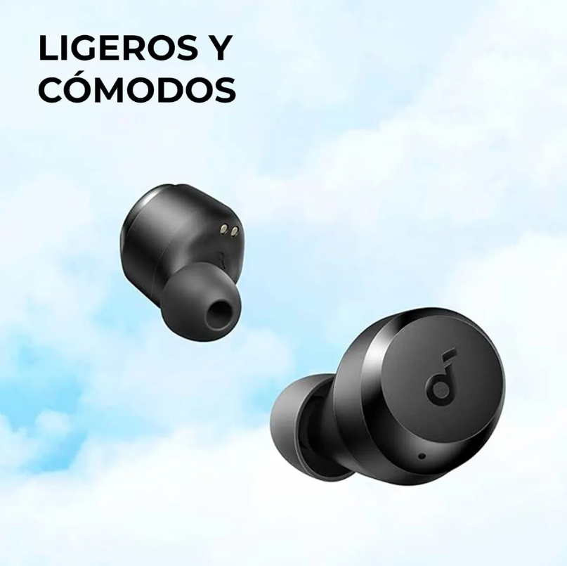 Audífonos Inalámbricos Soundcore Anker A25i 28hrs Ipx5 Color Negro