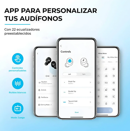 Audífonos Inalámbricos Soundcore Anker A25i 28hrs Ipx5 Color Negro
