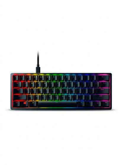 Teclado Gamer Razer Huntsman Mini 60% Óptico Clicky - Español (Con Ñ) Negro