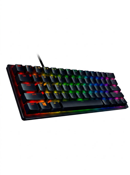 Teclado Gamer Razer Huntsman Mini 60% Óptico Clicky - Español (Con Ñ) Negro