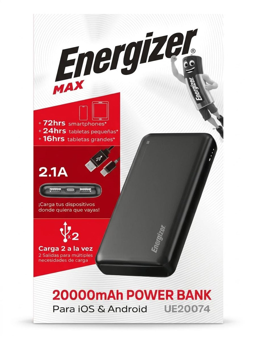 Power Bank Energizer 20.000 mAh